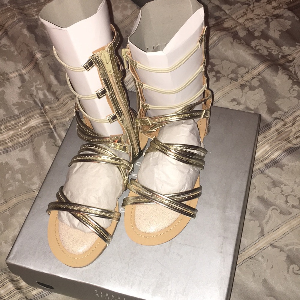 NWT Stuart Weitzman girl’s gladiator sandals